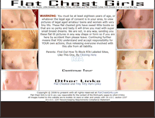 Tablet Screenshot of flatchestgirls.com